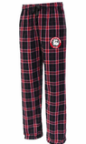 flannel pants with logo